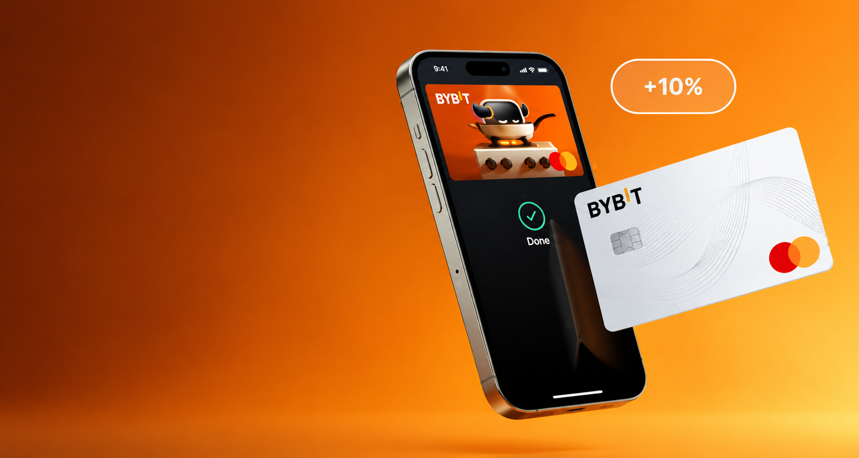 Bybit Card 10% 返现奖励展示